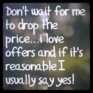 Make me an offer!